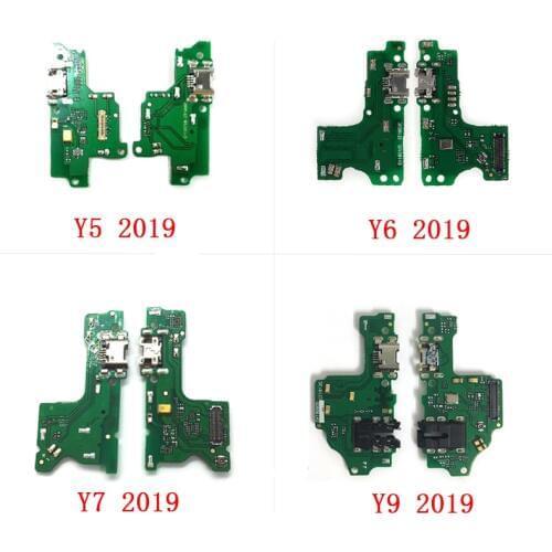 For Huawei Y5 Y6 Y7 Y9 2019 Prime USB Charger Dock Port Connector Board USB Charging Port Flex Cable