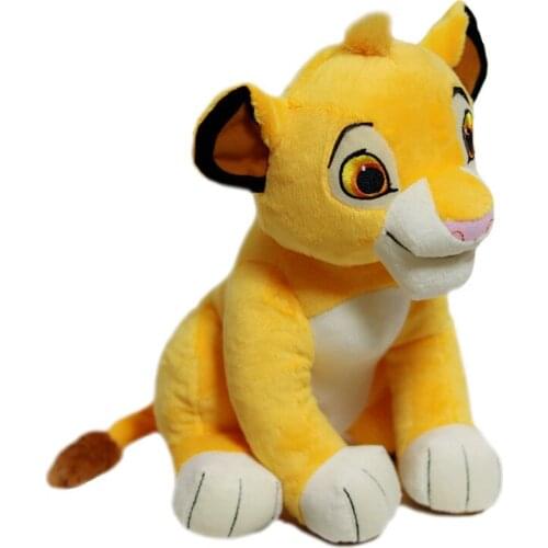 Disney Good Quality The Lion King Sitting Simba Plush Doll Sleep Toys Simba Soft Stuffed Animals Doll for Children Birthday Gift