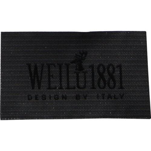 Customized Outdoor Sports Clothing Labels Straight Cut Sewing Tags For Gift Garment Labels Woven Label With Own Personlized Logo
