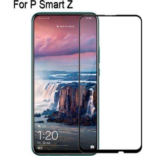 2PCS Full Curved Screen Protector For Huawei P Smart Z Full Cover Tempered Glass For Huawei P Smart Z Protective Flim