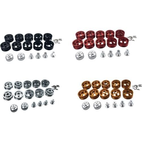 Metal Wheel Rim Wheel Hub for WPL C14 C24 B14 B24 B16 B36 Six Drive RC Car Spare Parts