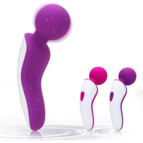 9 Speed Mini Vibrator Magic AV Wand Clitoris Stimulate Vibrating Massager Stick Silicone Sex Toys for Woman Female Masturbation