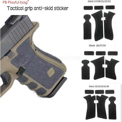 Outdoor CS equipment P1 Grip Patch Tactical grip anti-skid sticker water bullet gun accessories DIY toys parts QD48