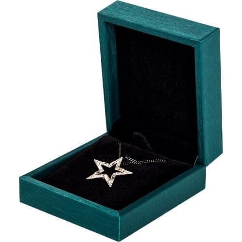 2020 New Fashion Brushed Jewelry Box High-quality Stringy Green Ring For Jewellery Noble Texture For Old-style Female