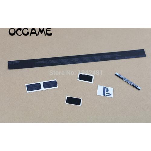 OCGAME 60sets/lot High quality Black Housing Shell Sticker Lable Seals for ps4 housing case CUH-1001A