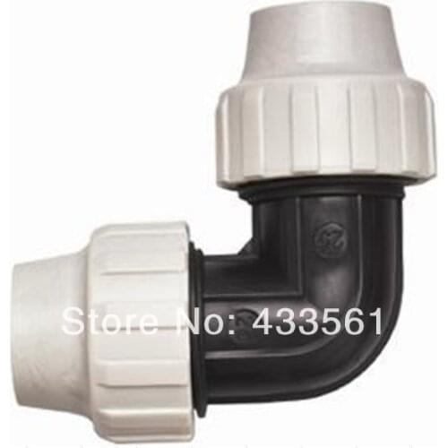 PP Plastic Equal elbow Fittings DN25 for sanitary connector