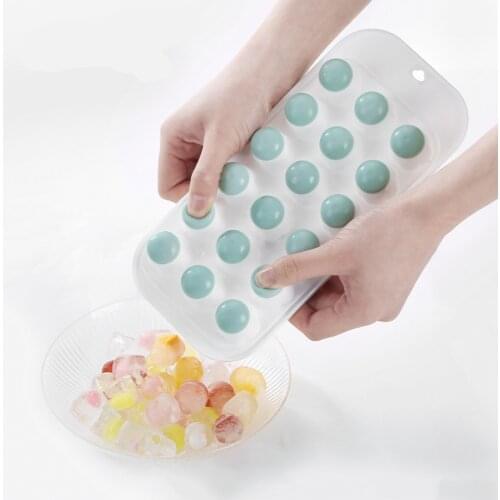 AYEVIN 18 Grid Food Grade Silicone Ice Tray Home with Lid DIY Ice Cube Mold Square Shape Ice Cream Maker Kitchen Bar Accessories