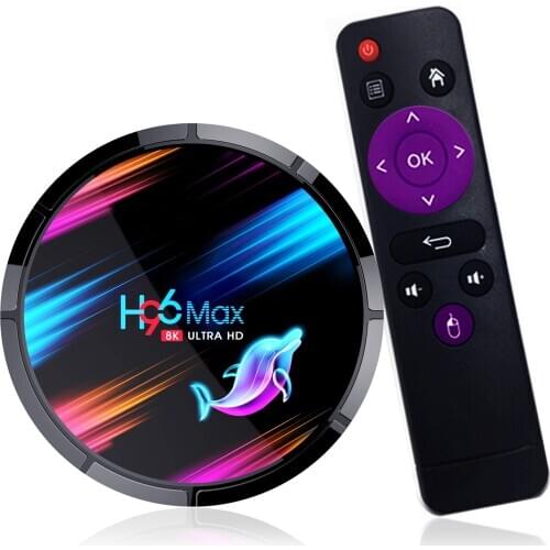 H96 MAX X3 8K Amlogic S905X3 Smart TV BOX Android 9.0 4GB 128GB Dual Wifi 1080P 4K Youtube Set Top Box PK X96AIR X3 A95X H96 MAX