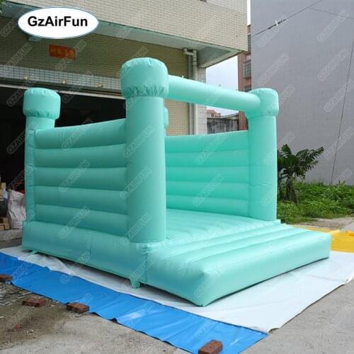 Wedding decorate white inflatable bouncy house jumping castle