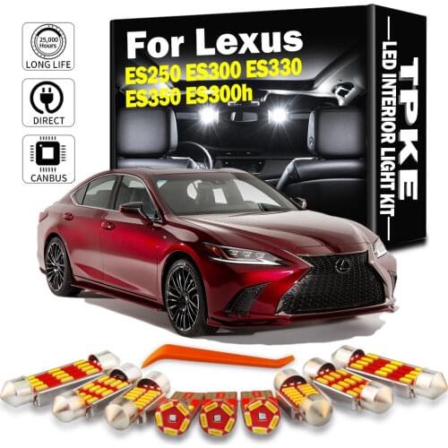 TPKE Canbus For Lexus ES 250 300 330 350 300h ES250 ES300 ES330 ES350 ES300h 1989-2018 Auto LED Interior Light Kit Accessories