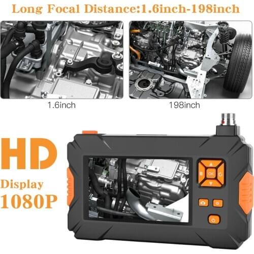 USB charger 5m Cable 8mm Lens 4.3inch display Endoscope Camera Industrial BorescopesMini Endoscope Waterproof