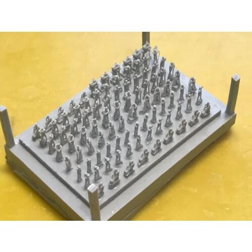 Military model accessory resin figures 1/350 US navy bofors crews soldiers operator model 100pcs