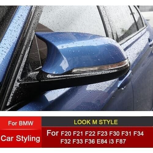 Replacement Carbon Fiber Mirror Assembly Covers Caps Shell for BMW 1 2 3 4 series F20 F21 F22 F23 F30 F31 F32 F33 F34 F35 E84