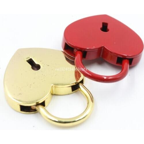 100pcs Heart Shaped Couples Locks Lover Heart Love Locks Old Vintage Antique Style Small Padlock Wedding Party Decorations