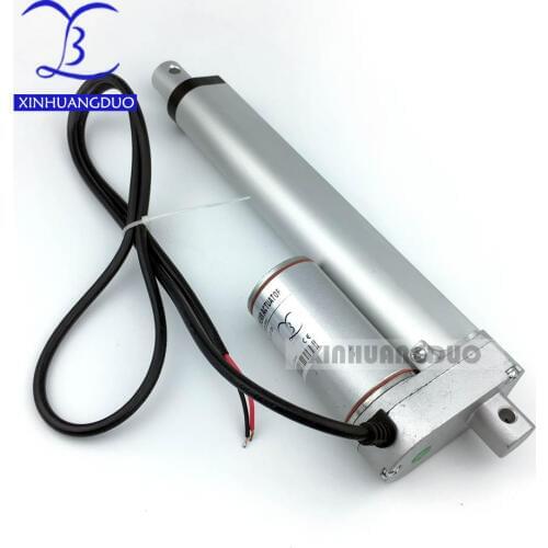 12v 24v 150mm/6inch stroke, mini linear actuator, electric linear actuator, thrust 900N,customized stroke dc motor