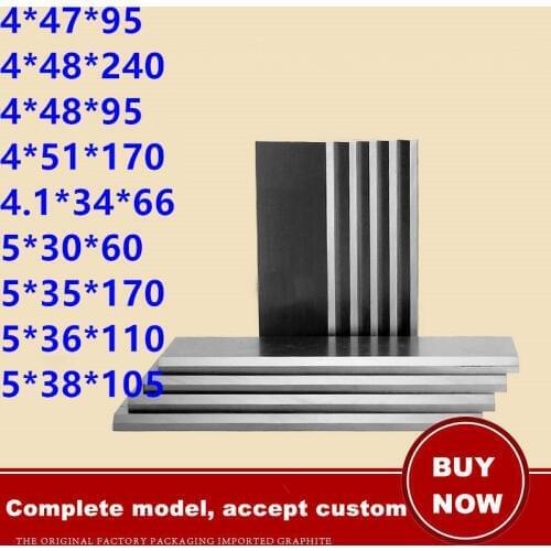 200sizes,4mm, 4-5mm graphite vane carbon Baker vacuum pump carbon sheet air pump blade air pump blade graphite sheet rotary