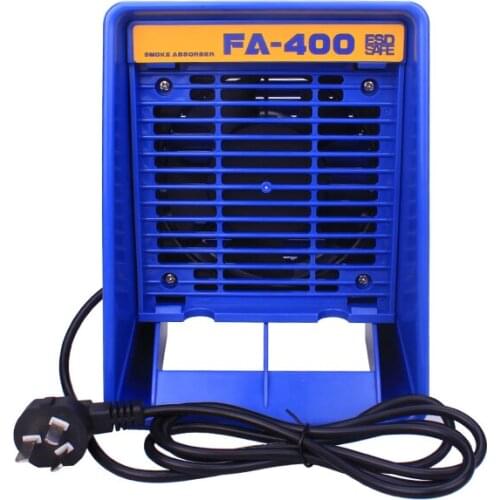 30W 220V/110V FA-400 Solder iron Smoke Absorber ESD Fume Extractor Smoking Instrument with free Activated Carbon Filter Sponge