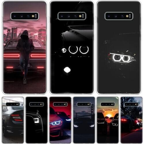 Cool Car Headlights Phone Case For Samsung Galaxy A50 A70 A30S A51 A71 A10 A20E A40 A90 A20S M30S A6 A7 A8 A9 Plus Coque