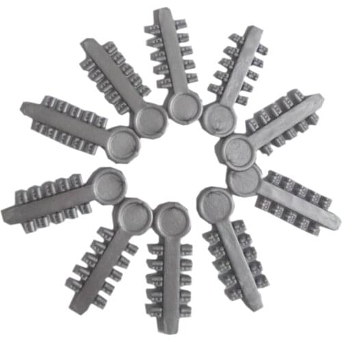 10 Sticks Dental dentist Ligature Ties Orthodontics Rotary Pad Elastic Rubber Bands Hearth Tooth Care Treatment Clear Gray Color