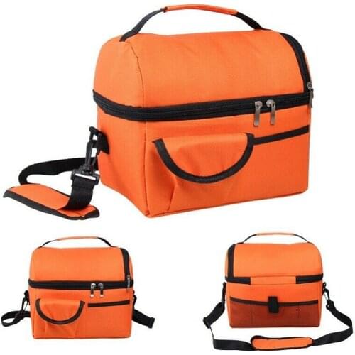 Insulated Lunch Box Tote Men Women Travel Hot Cold Food Cooler Thermal Bag