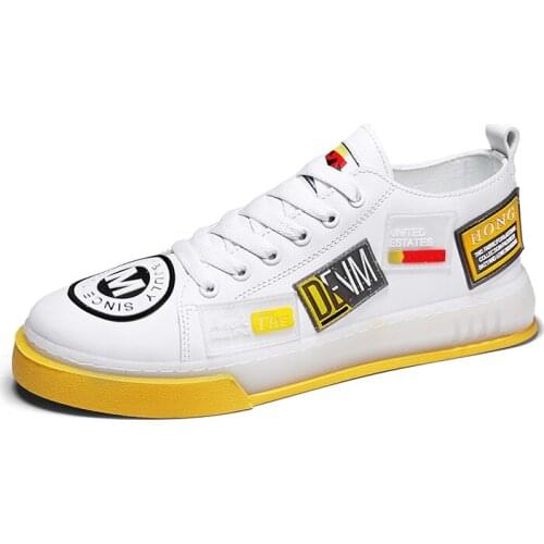 Men Canvas Shoes Summer Skateboard Cool Sneakers Casual Non-Slip Comfortable Lace-Up Shoes 2021 New Brand Designer 39-44