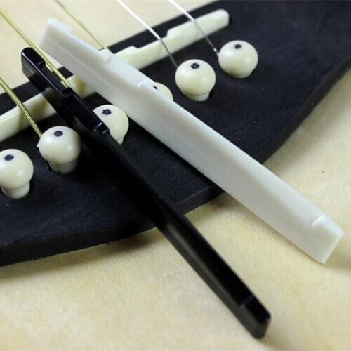 Buffalo Bone Ivory Upper Guitar Bridge Nut Saddle For 6 String Acoustic Guitar Music Instrument Replacement Spare Part