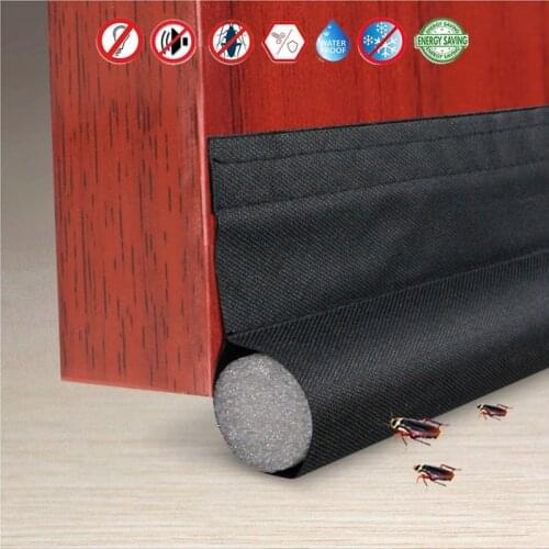 94.5cm Self-adhesive Window Door Bottom Sealing Strip 3 Colors Doors Draft Guard Stop Foam Soundproof Strips Gap Seal Protector