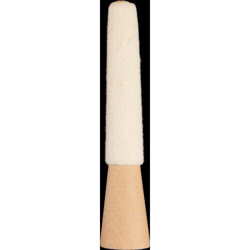 MagiDeal Mounted Felt Cone Type on Wood Inside Ring Jewelry Polishing Tool