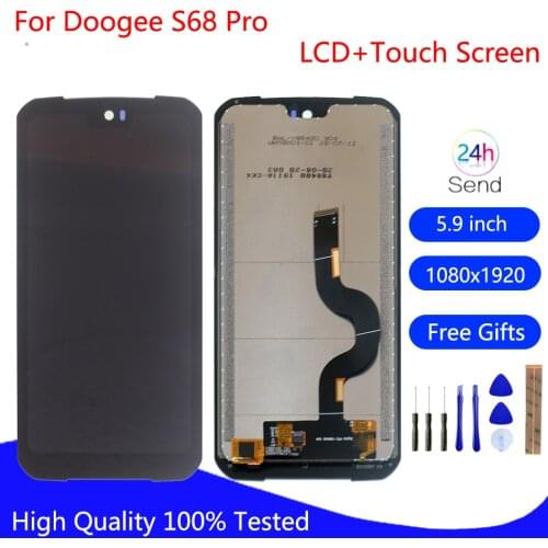 Original For Doogee S68 Pro LCD Display Touch Screen Digitizer Assembly For Doogee S68 Pro Screen LCD Display Phone Parts