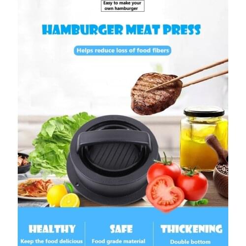 Manual hamburger pressing mould, hamburger meat maker, household hamburger making tool, DIY meat cake rice ball pressing mould