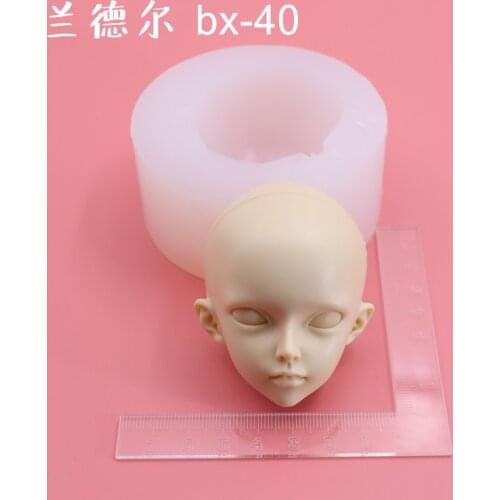 Large medium and small bjd silicone face mold ultra-light clay soft pottery fondant face mold sB doll