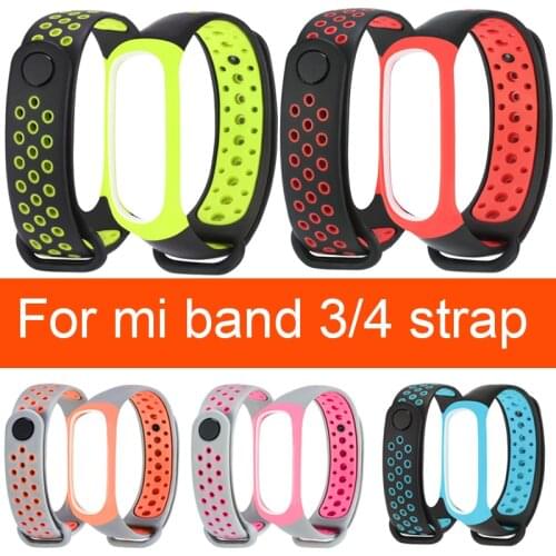 Sport Mi Band 4 Strap wrist strap for Xiaomi mi band 4 sport Silicone Bracelet for xiaomi Mi band 4 band4 smart watch bracelet