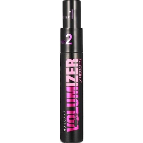 Waterproof 3d Fiber Lashes Eyelashes Mascara Double Effect of Dual-use Makeup Long Curly Eyelashes