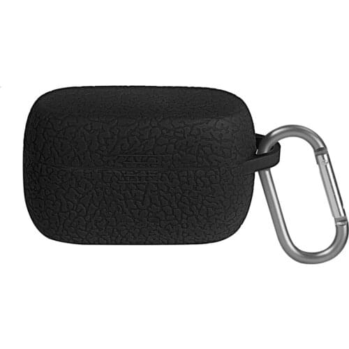 Charging Box Silicone Protective Case Lines Streaks Skin with Buckle for Elite Active 75t Wireless Earphones Accessories