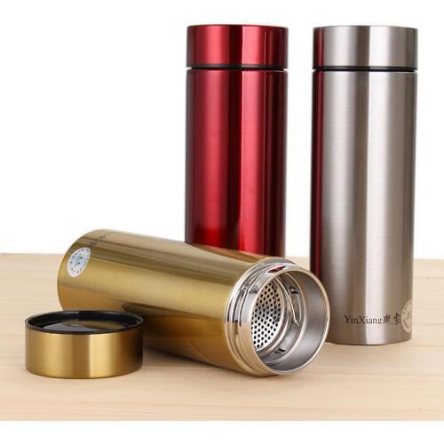 1PC Thermos Cup Double Wall Stainless Steel Thermos Mug Drinkware Travel Thermo Coffee Cup Thermoes Vacuum Fask Cup Office J1458
