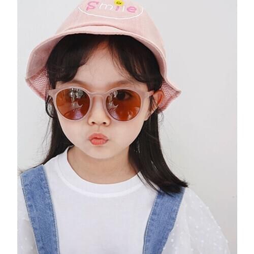 2020 Fashion Classic Round Children Sun Glasses Brand Designer Boy Girl Colorful Retro Sunglasses Kids Pink Goggle De Sol UV400