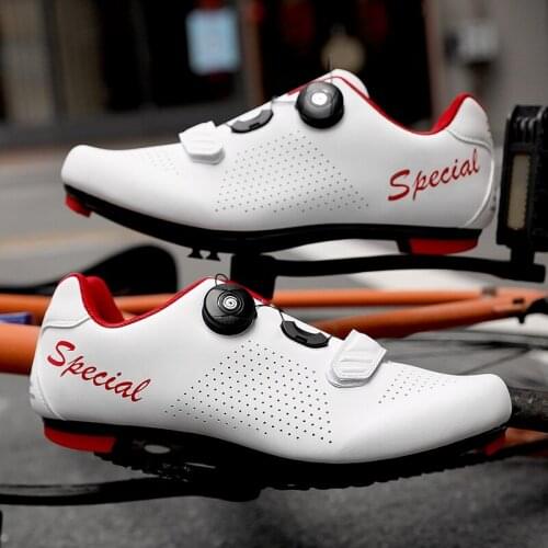 2021 Breathable Racing Bike Shoes Men Cycling Shoes Road Route Spd Cleat Bicycle Shoes Women Outdoor Sports MTB Cycling Sneakers