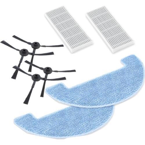 Robot Polaris Parts Side Brush HEPA Filter Mop Cloth for Polaris pvcr 1126W 0826 Robotic Vacuum Cleaner Parts Accessories