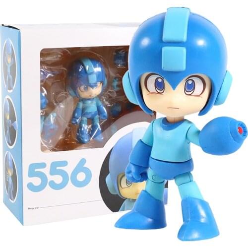 Rockman Megaman 556 Action Figure Toy PVC Q Version Collection Model Gift for Children
