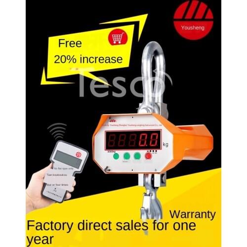 Electronic crane scale 5t ton 10t driving hook scale crane scale / hook scale 3t wireless crane scale dropped 2t