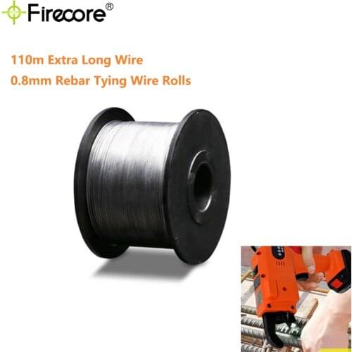 0.8mm 110M Roll Wire Iron Wire for Rebar Tying Machine Electric Rebar Tier 1/2/3/4 Wire Rolls