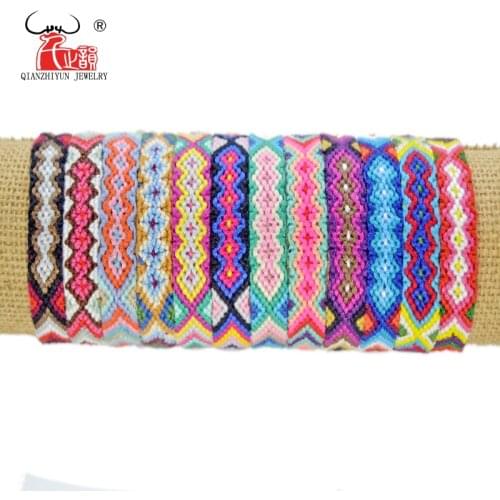 Cotton Friendship Bracelets Anklet Bracelets Polynesia Style Weave Woven String Handmade Bracelet For Women And Men