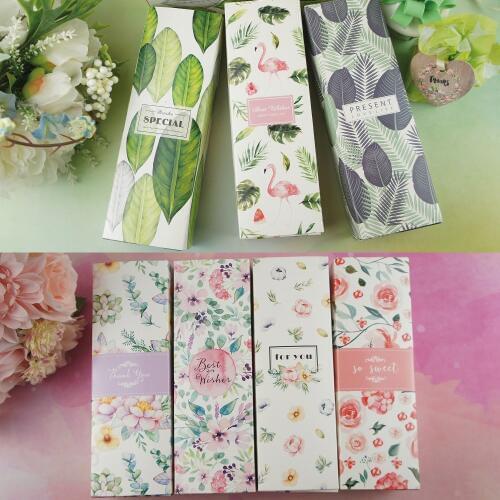 Multi-use 21.5*7*5cm 10pcs 7 style mix Gift Wrap Storage Macarons Paper Box Christmas Birthday Party Gifts keep Packaging