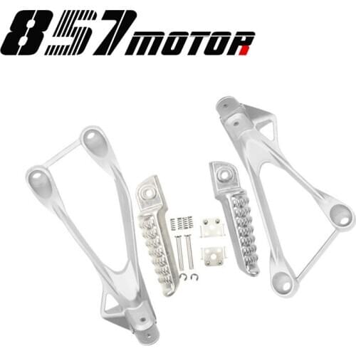 Rear footpegs Foot pegs Footrest Pedals Bracket For KAWASAKI ZX6R ZX-6R 2005-2008 05 06 07 08 ZX636 05 06 2005-2006 Motorcycle