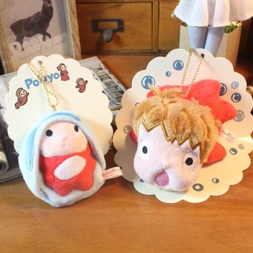 Ponyo on Cliff PONYO Princess Soft Plush Toy Doll STUDIO GHIBLI New Gift Keyring strap