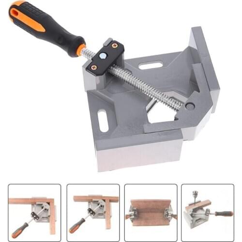 Single Handle 90 Degree Aluminum Alloy Right Angle / Angle Clip Frame Angle Clamp Tool / Flat Nose Pliers
