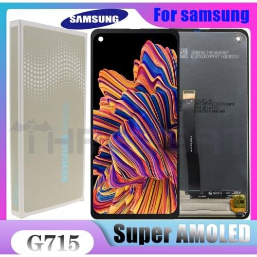 6.3" Original LCD For Samsung Galaxy X Cover Pro G715FN G715 LCD Display Touch Screen Digitizer Assembly For Xcover Pro SM-G715F