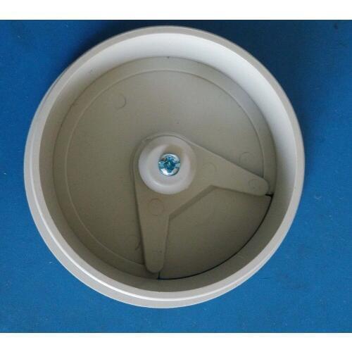 Wkooa 60mm Gray PC Computer Desk Table Plastic Grommet, Cable Tidy, Port Surface, Wire Hole Cover