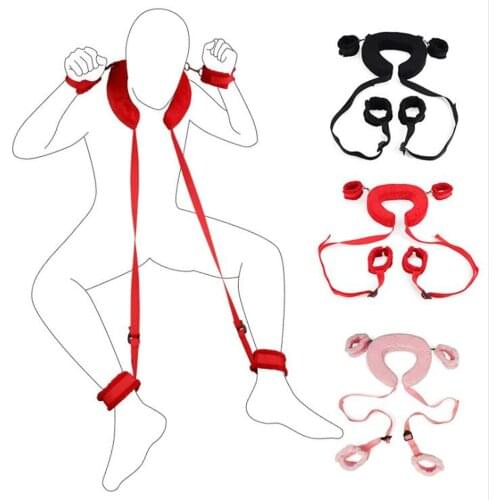 3style Adult Games Bondage Set Sex Swing Toys For Woman Pu Couples Slave Restraints Slut Erotic Sexual Harness Masturbation D498