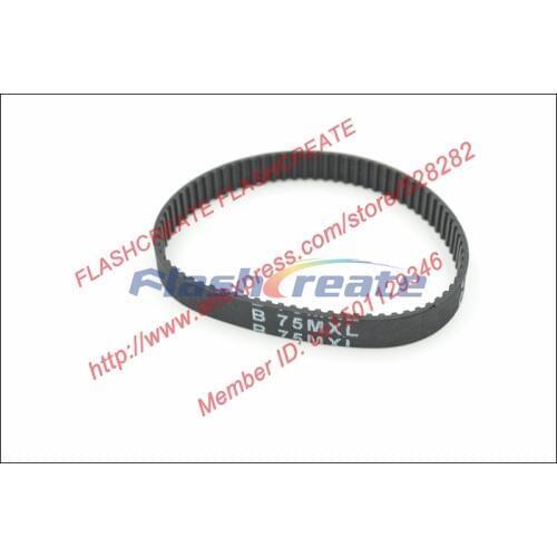 10pcs B75 MXL Timing Belt Teeth 75 Width 6.35mm Length 152.40mm B75MXL Rubber Closed-Loop Synchronous Belt